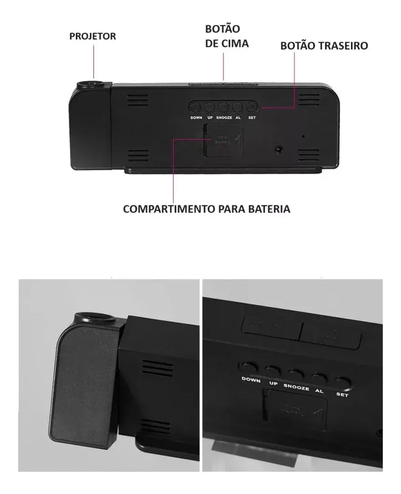Despertador LED Digital Alarm Clock
