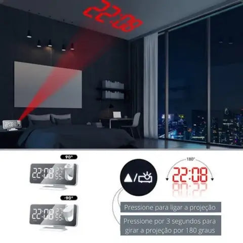 Despertador LED Digital Alarm Clock